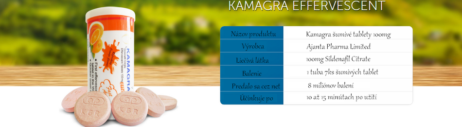 Kamagra šumivé tablety 100mg
